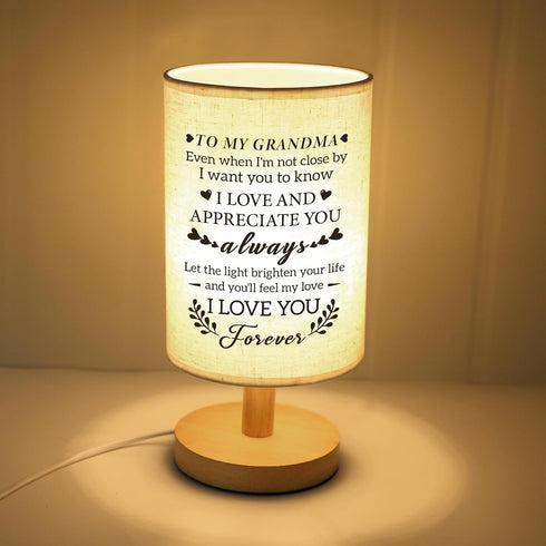 Personalized Grandma Night Light Perfect Birthday Gift from Grandkids